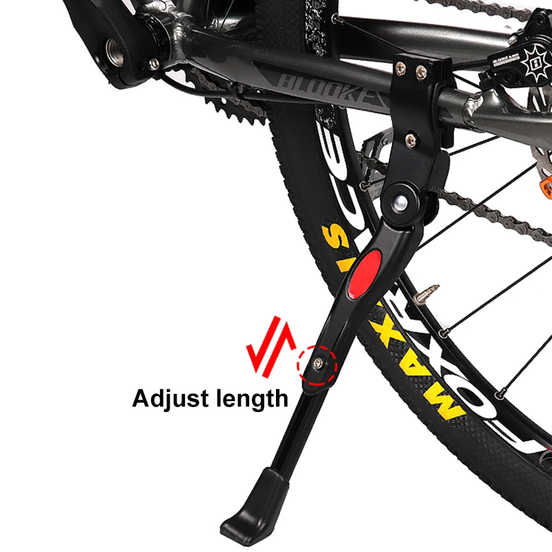 Bike Stand Adjustable MTB Road Bicycle Kickstand Parking Rack Mountain Bike Support Side Kick Stand Foot Brace Cycling Part