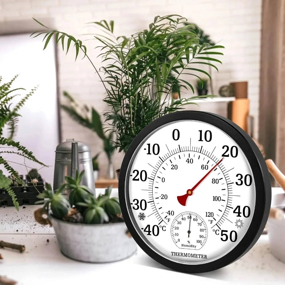 Wireless Thermometer Hygrometer 25cm Indoor Outdoor Garden for Weather Station Providing Accurate Temperature and Humidity