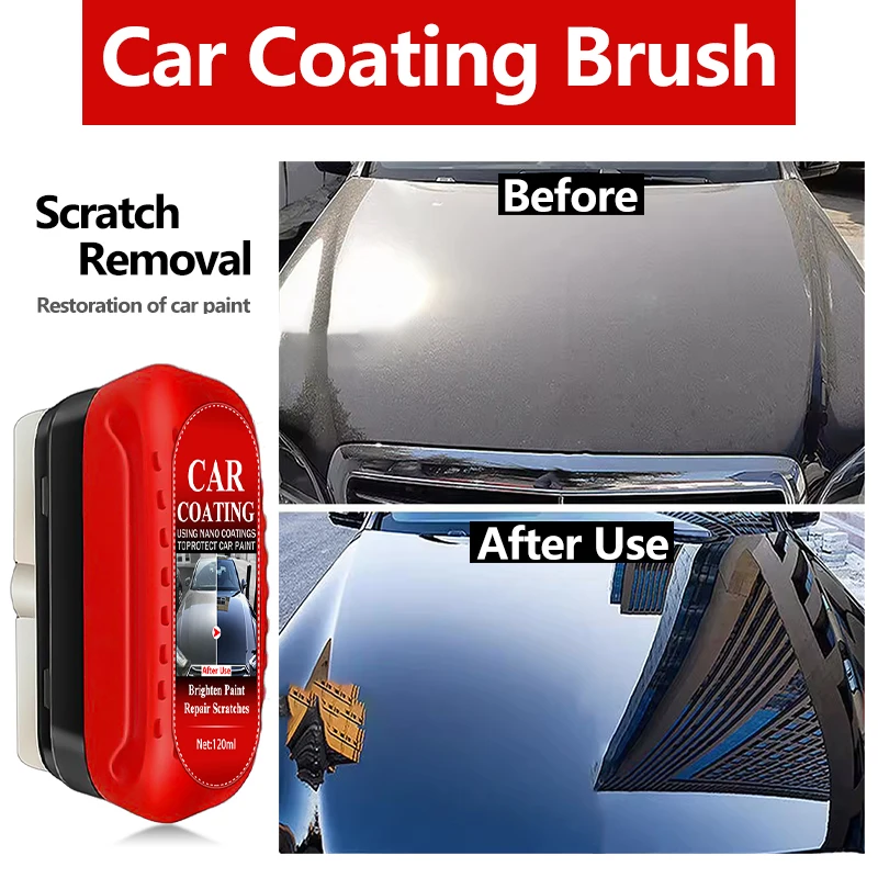 

Car Coating Universal Brush Repair Paint Scratch Restoration Cars All Colors High Gloss Paint Polishing Brightening Kit 120ml