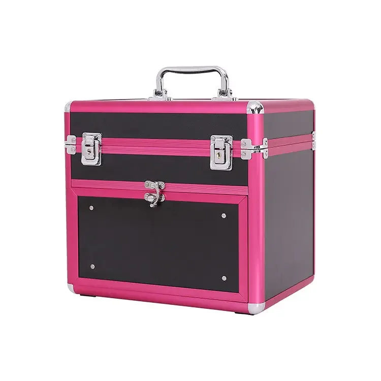 New Brand Makeup Box Artist Professional Cosmetic Cases Make Up Tattoo Nail Multilayer Toolbox Storage Essential Oil Organizer