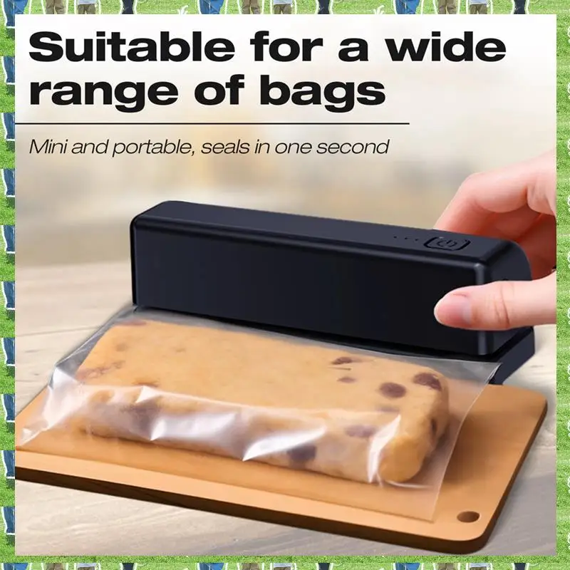 

FTS Chip Bag Sealer Heat No Preheating Required 3 Adjustable Gears Chip Bag Sealer For Food Storage