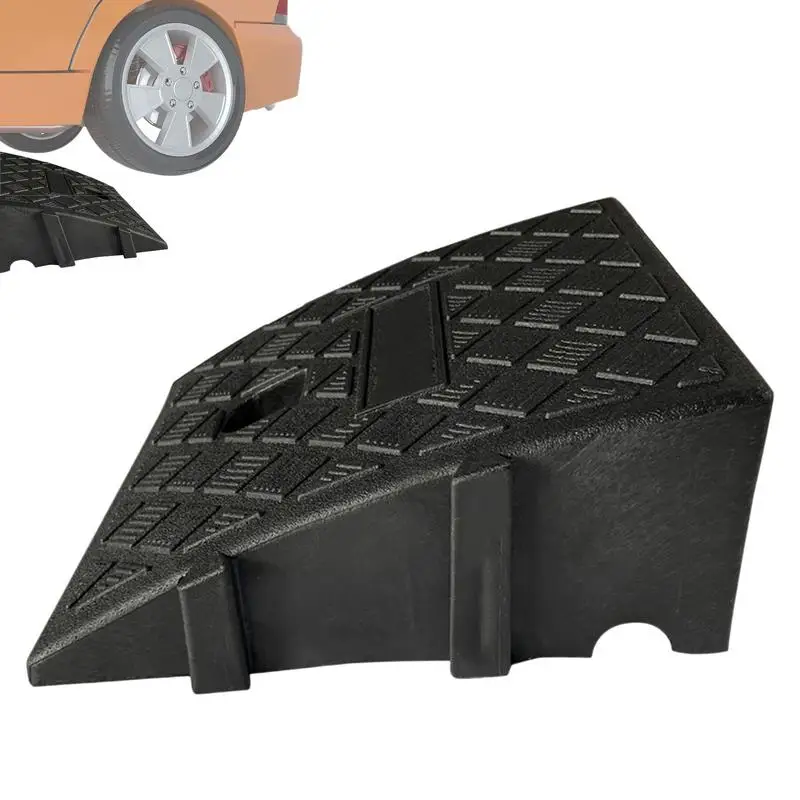 Anti-slip Car Wheel Driveway Ramps Portable Lightweight Tires Curb Ramps Heavy Duty Threshold Ramp Kit For Car Trailer Truck