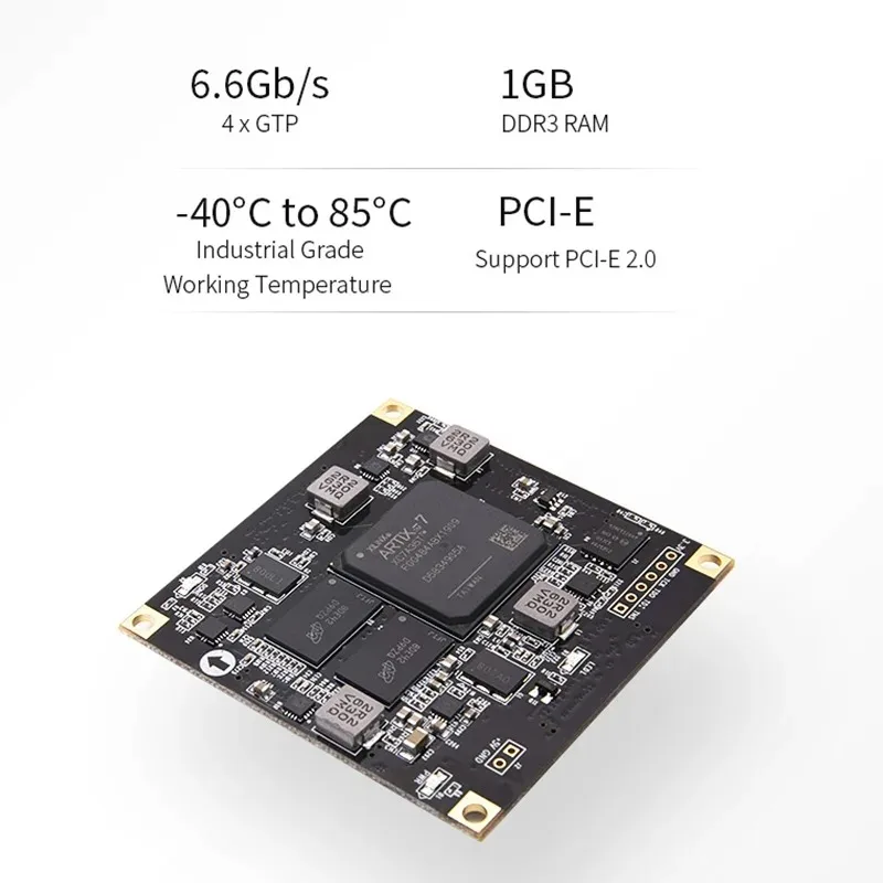 ALINX SoMs AC7A035 AC7A200: XILINX Artix-7 200T/100T/35T FPGA اللوحة الأساسية وحدة الصف الصناعي