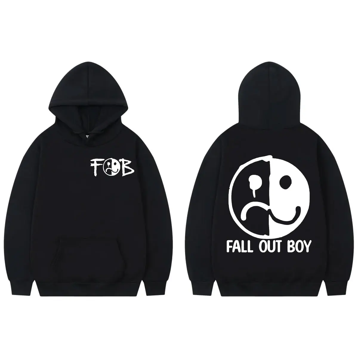 

2024 Fall Out Boy Tour Print Hoodie Men Women Fashion Rock Hip Hop Pullovers Autumn Winter Casual Long Sleeve Hooded Sweatshirts