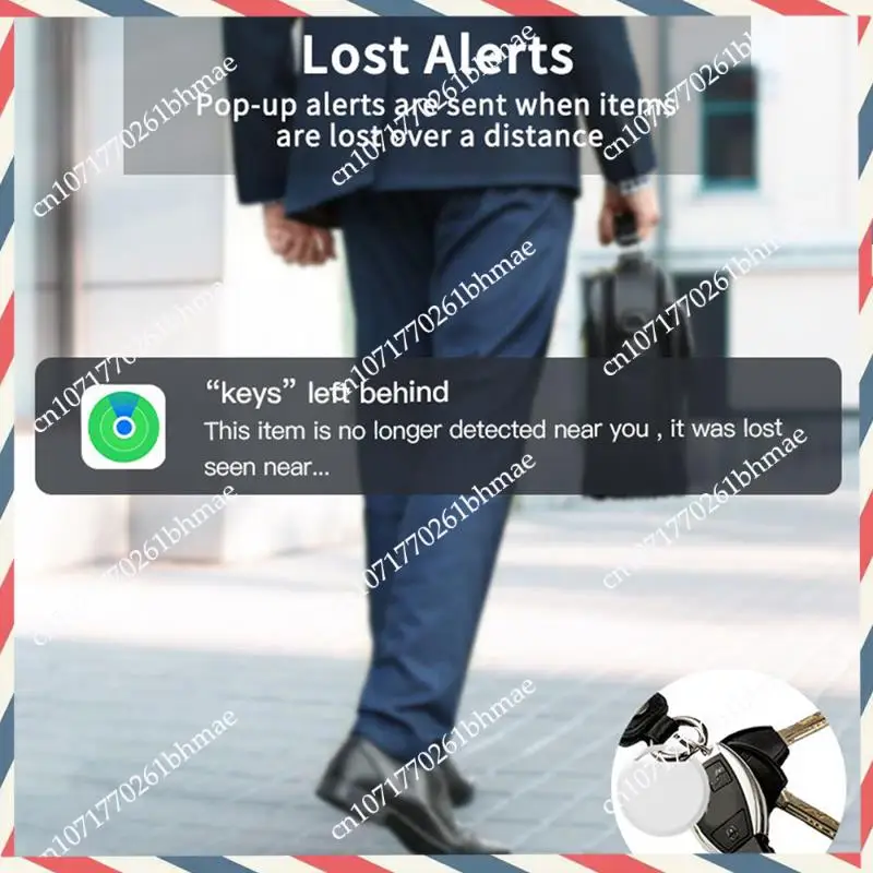 -A21Z 4 PCS Smart Air Tag GPS Tracker Key Finder GPS Posizionamento globale Bluetooth Mini GPS Tracker Pet Key Bag Finder per IOS