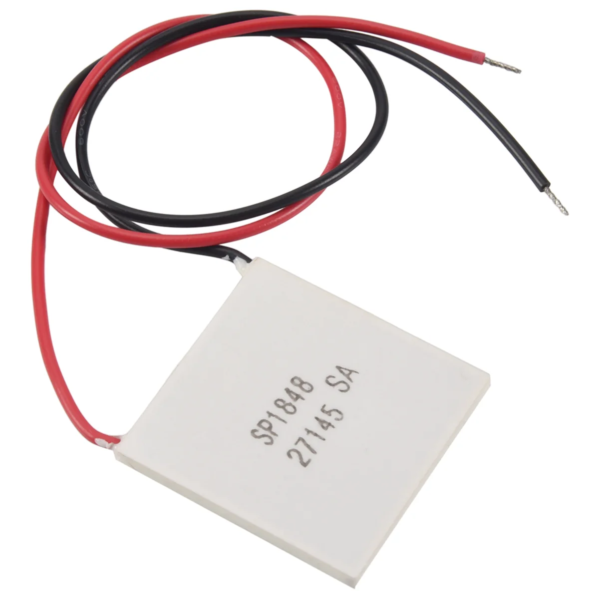 Thermoelectric Peltier Module, High Temperature Thermoelectric Power Generator Peltier TEG 150Celsius,White 40X40mm A010