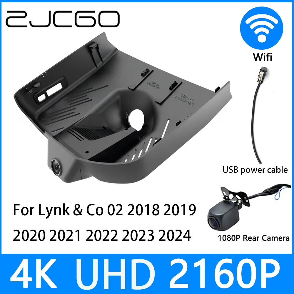 

ZJCGO Dash Cam 4K UHD 2160P Car Video Recorder DVR Night Vision parking for Lynk & Co 06 2020 2021 2022 2023 2024