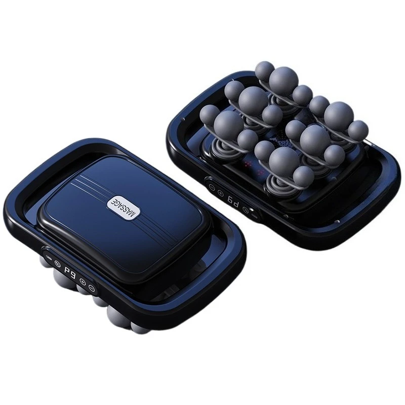 

New LED Display 18-Heads Massages Fascia Gun Mute High Intensity Percussion 2000 Mah Massage Device for Back Neck Muscle Relieve