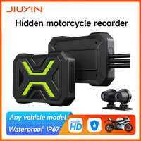 JIUYIN 1080P Motorcycle Camera DVR Motorcycle Dashcam Front Rear Camera Waterproof Video Motorcycle Recorder WiFi Smart Connect