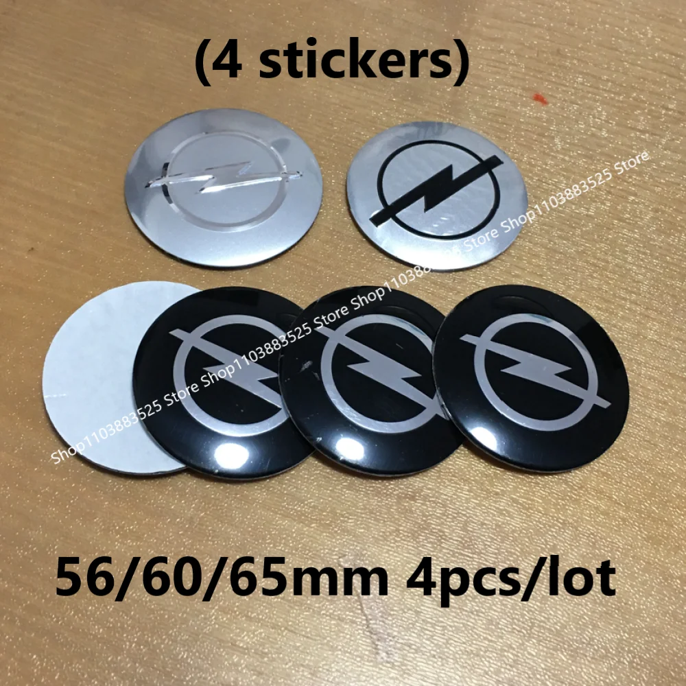 

4pcs 56/60/65mm Wheels Center Cap Hub Modified stickers for Opel Corsa Gsi Turbo Cors OPC Line Vectra Antara Astra Zafira Omega
