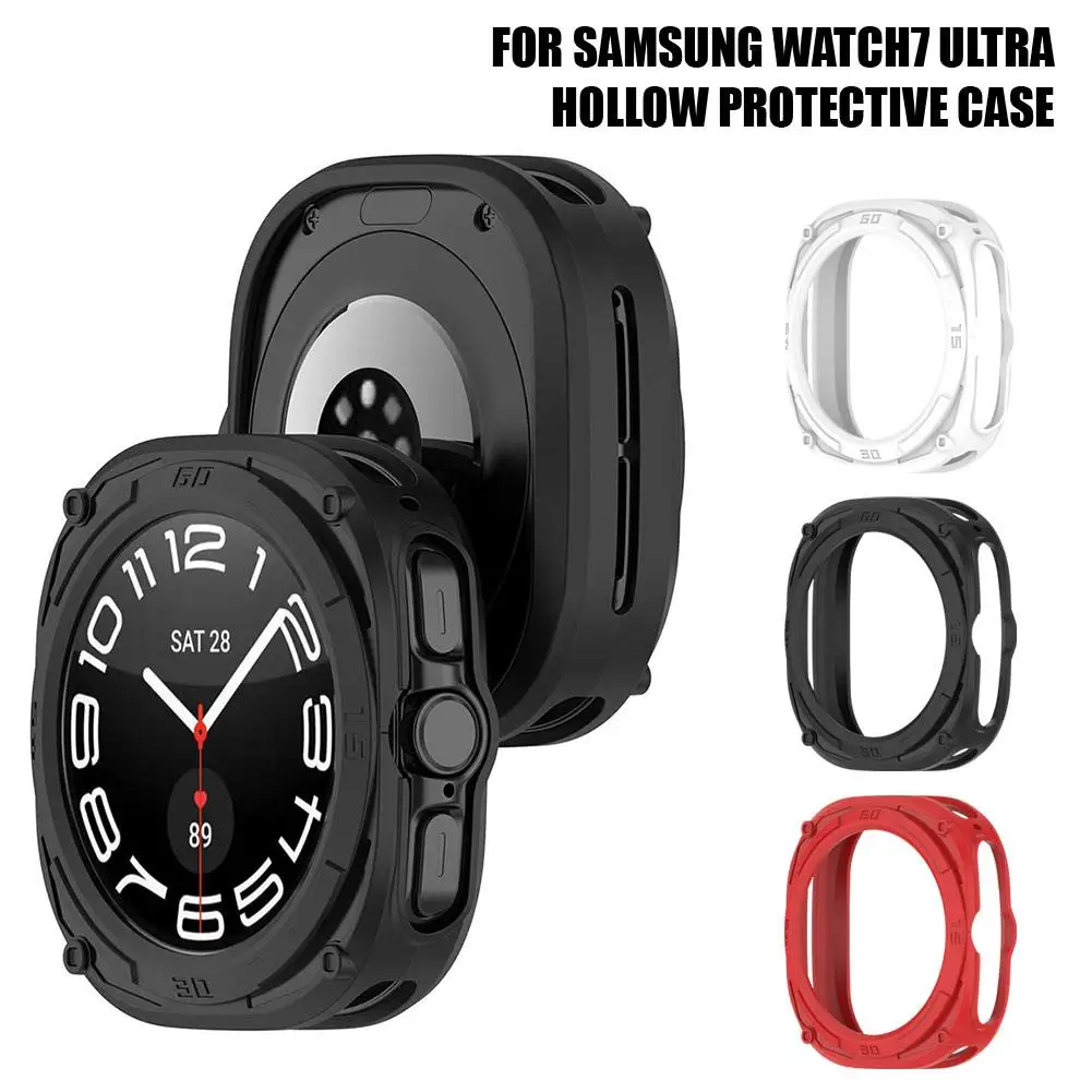 Voor Samsung Ultra Pantser Beschermhoes Watch7 Ultra Ergonomisch Beschermende Pantser Accessoires Case 47Mm Ontworpen Hol O6n1