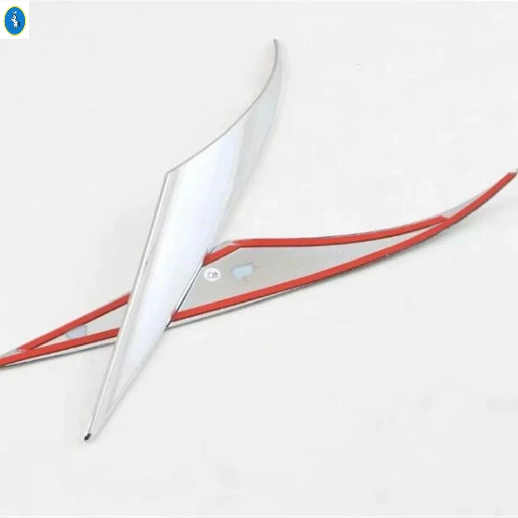 

Car Front Bumper Fog Lights Lamps Eyelid Eyebrow Decor Stripes Cover Trim Exterior Accessories For Chevrolet Equinox 2017 - 2020