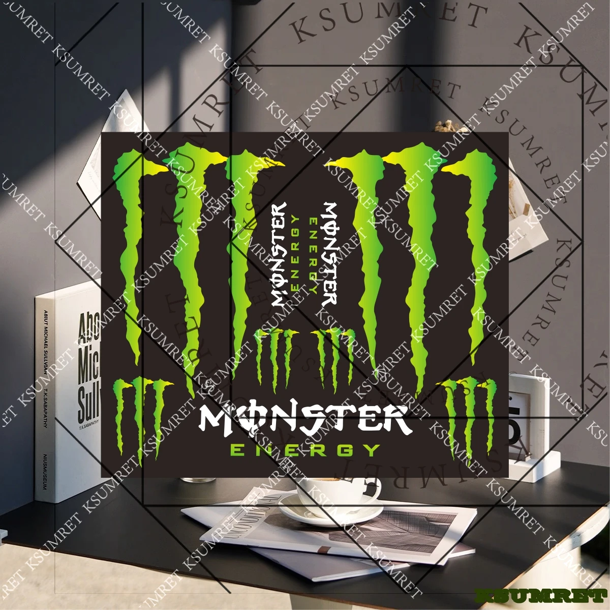 

Виниловая наклейка Monster Energy, наклейка на мотоцикл, наклейка на шлем, логотип, эмблема, наклейки