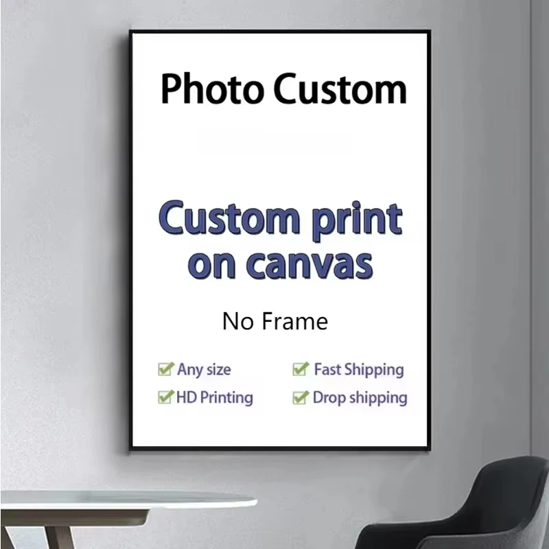 1 قطعة صورة شخصية مخصصة شخصية الجدار ملصق فني صور مخصصة لأحبائك الأصدقاء والأصدقاء والحيوانات الأليفة ديكور المنزل #1