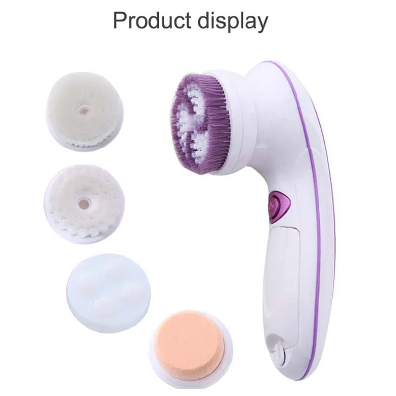 Electric Battery Face Cleansing Brush Tools Spot Blackhead Cleaner Deep Facial Clean Instrument Skin Massage Firmin