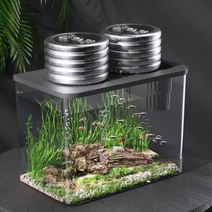 PET- und ABS -transparentes Aquarium mit Deckel, neuer Aquarium, die gegen Stürze resistent sind, hydroponischer Tartar -Tartar 6 Hauptverkäufe von Aquarios für Schildkröte - №2