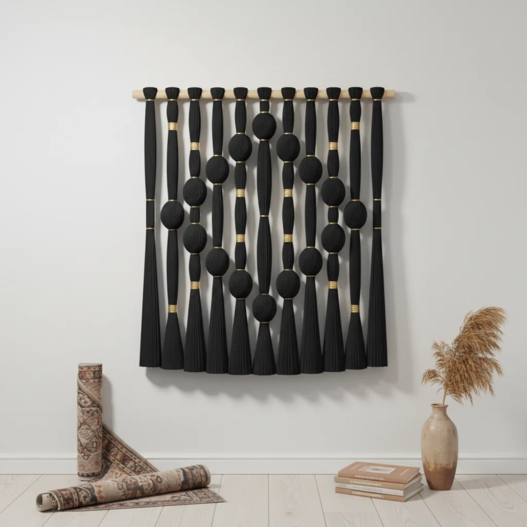 

Contemporary Fringe Sphericity Tarot Cards the Star Tapestry Macrame Wall Hanging Decor Art Home Decor for Dining Room