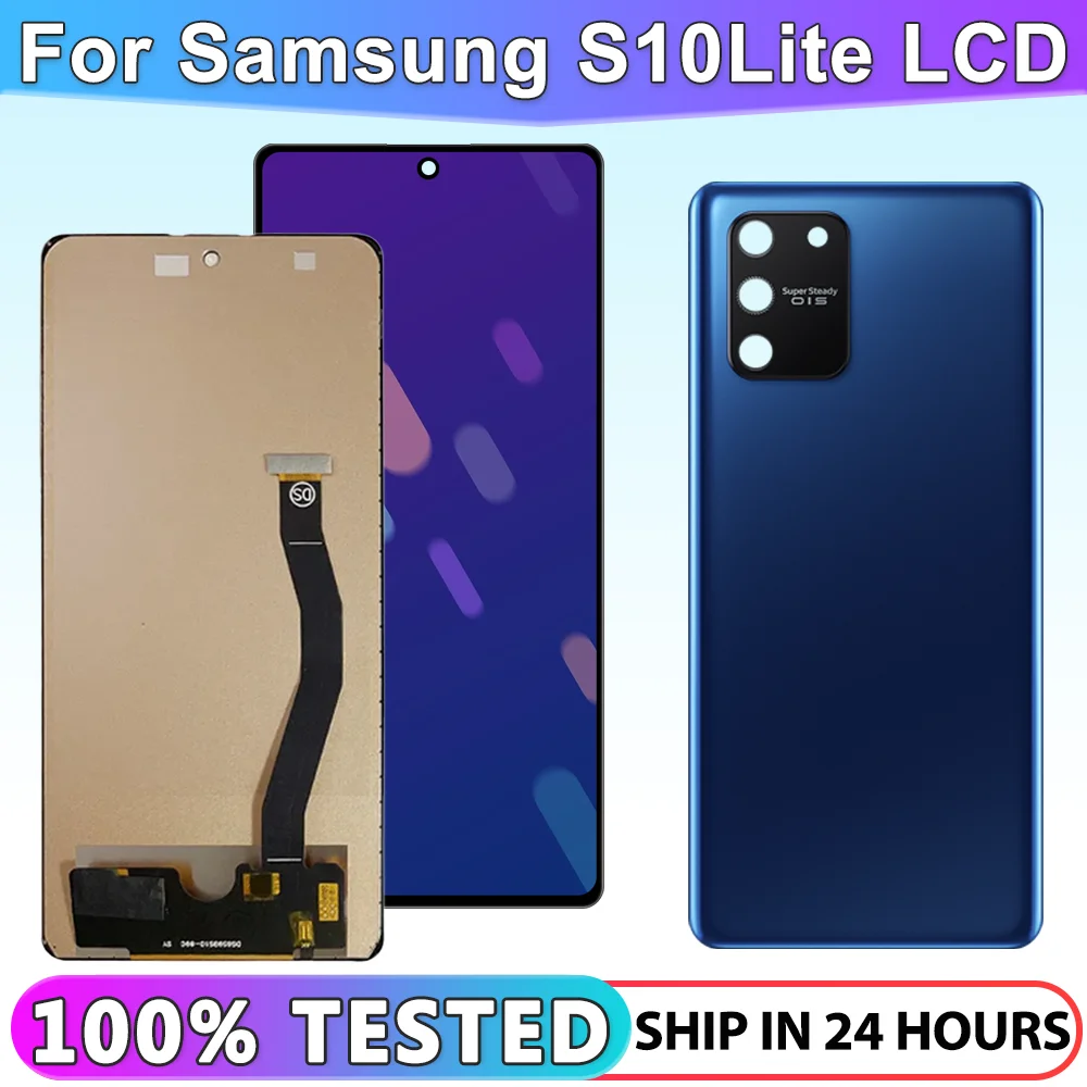 

TFT Lcd Display Samsung S10 Lite G770F LCD Display Touch Screen Digitizer Assembly for Samsung S10 Lite LCD 100% Tested