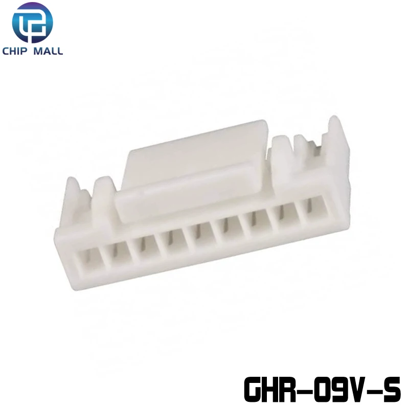 10PCS GHR-09V-S JST Connector Rubber Shell 9p 1.25mm Plug New From Stock