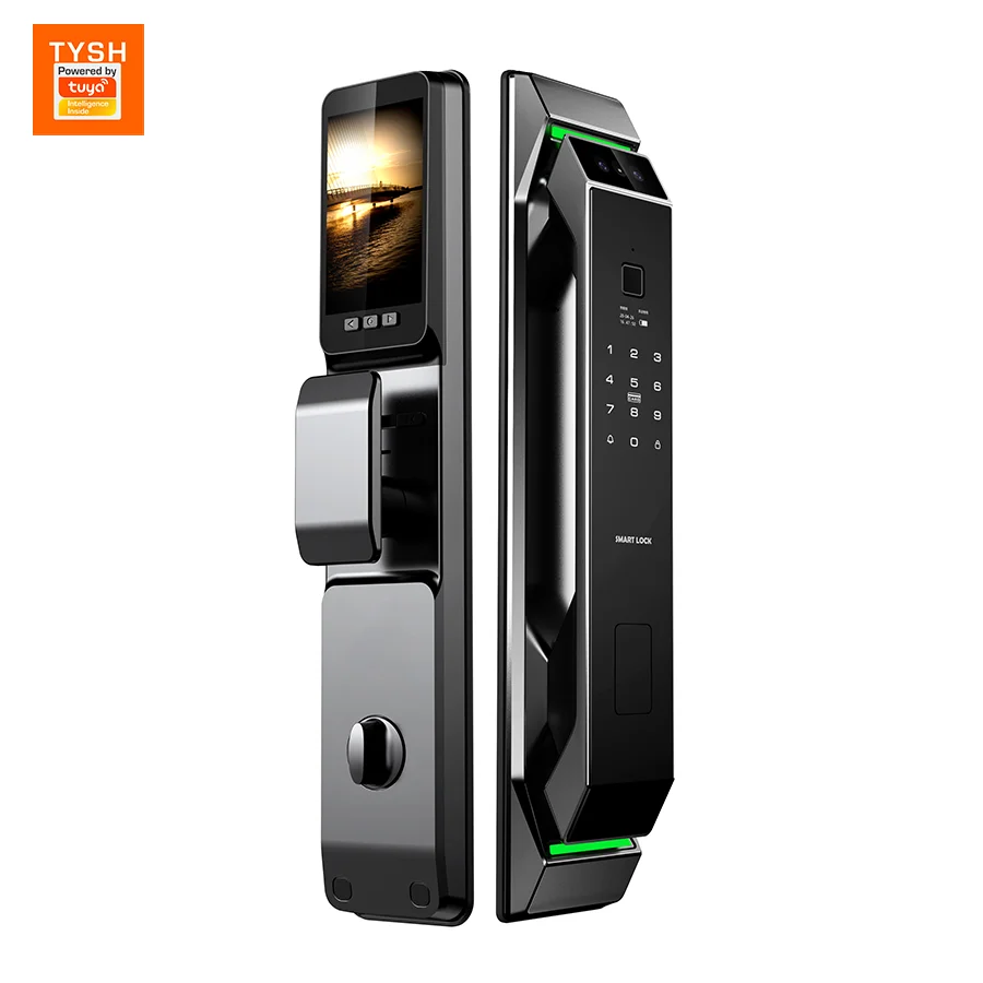 Tuya WiFi Camera Smart Lock 3D Face Recognition Digital Fingerprint Electronic Tuya Smart Door Lock APP/Key/Card