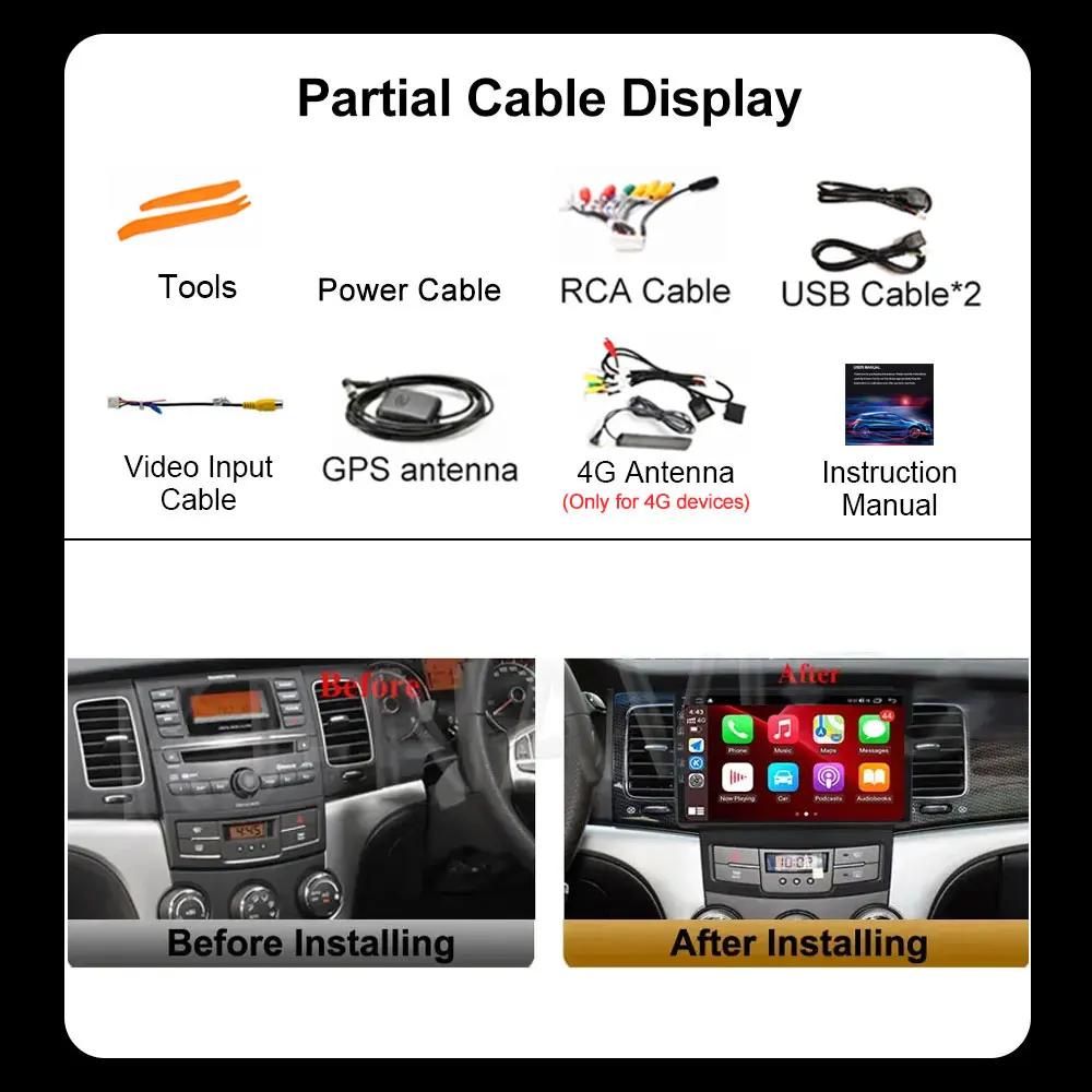 For SsangYong Kyron Actyon 2005 - 2013 Android 16 Car Radio Auto radio Multimedia Video Player Touch Screen GPS Navi Bluetooth