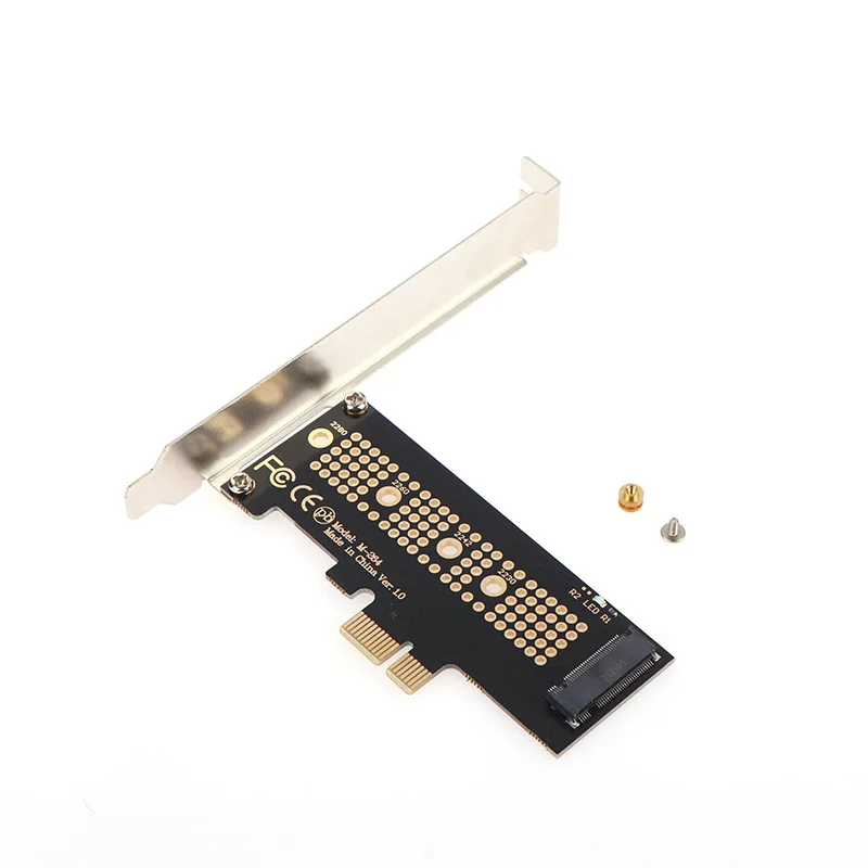M.2 NVME SSD  To PCIe 4.0 Adapter Card 64Gbps M-Key PCIe4.0 X1 X4 for Desktop PC PCI-E GEN4 Full Speed