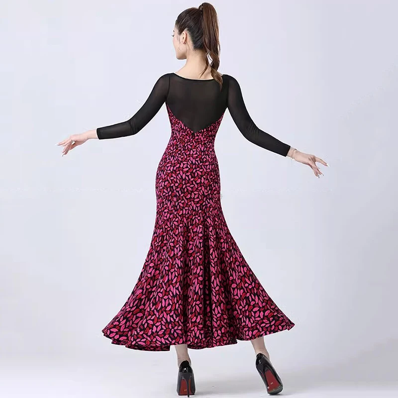 Ballroom Dance Dress High-grade Modern Practice Costume National Standard 2024 New Women Tango Waltz Stage Performance Clothes