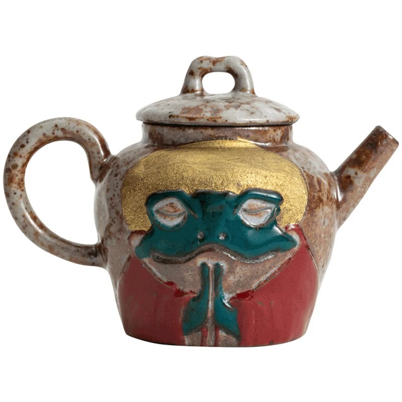 

Ceramic teapot, hand-painted teapot, ball hole filter Kung Fu tea set