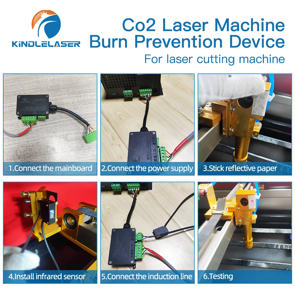 Dispositivo automatico Anti-scottatura Anti-incidente KIDLEASER per macchina da taglio Laser Co2 4060 1390 e macchina per incidere