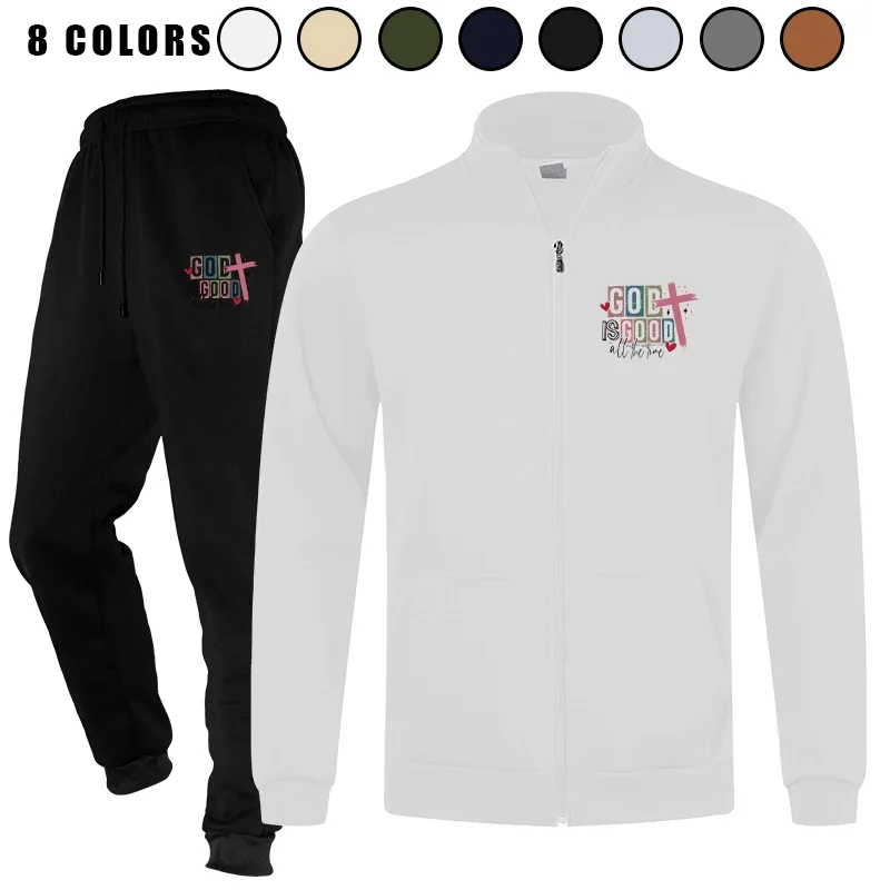 

Men's Tracksuits Casual Athletic 2 Piece Sweatsuits for Men Jogging Warm Up Full Zip Sets Sweat Track Suits