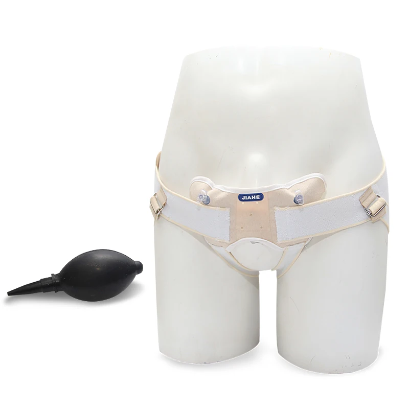 New Inguinal Hernia Belt Groin Support Inflatable Hernia Bag for Adult Male Elderly