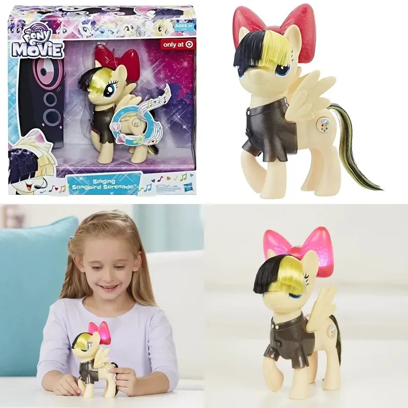 

Special Offer for Hasbro Pony Poly Big Movie Series 6 Inch Singer Pony C2758 Singing Glow Girl Ornament Toy Figure Frenzy in