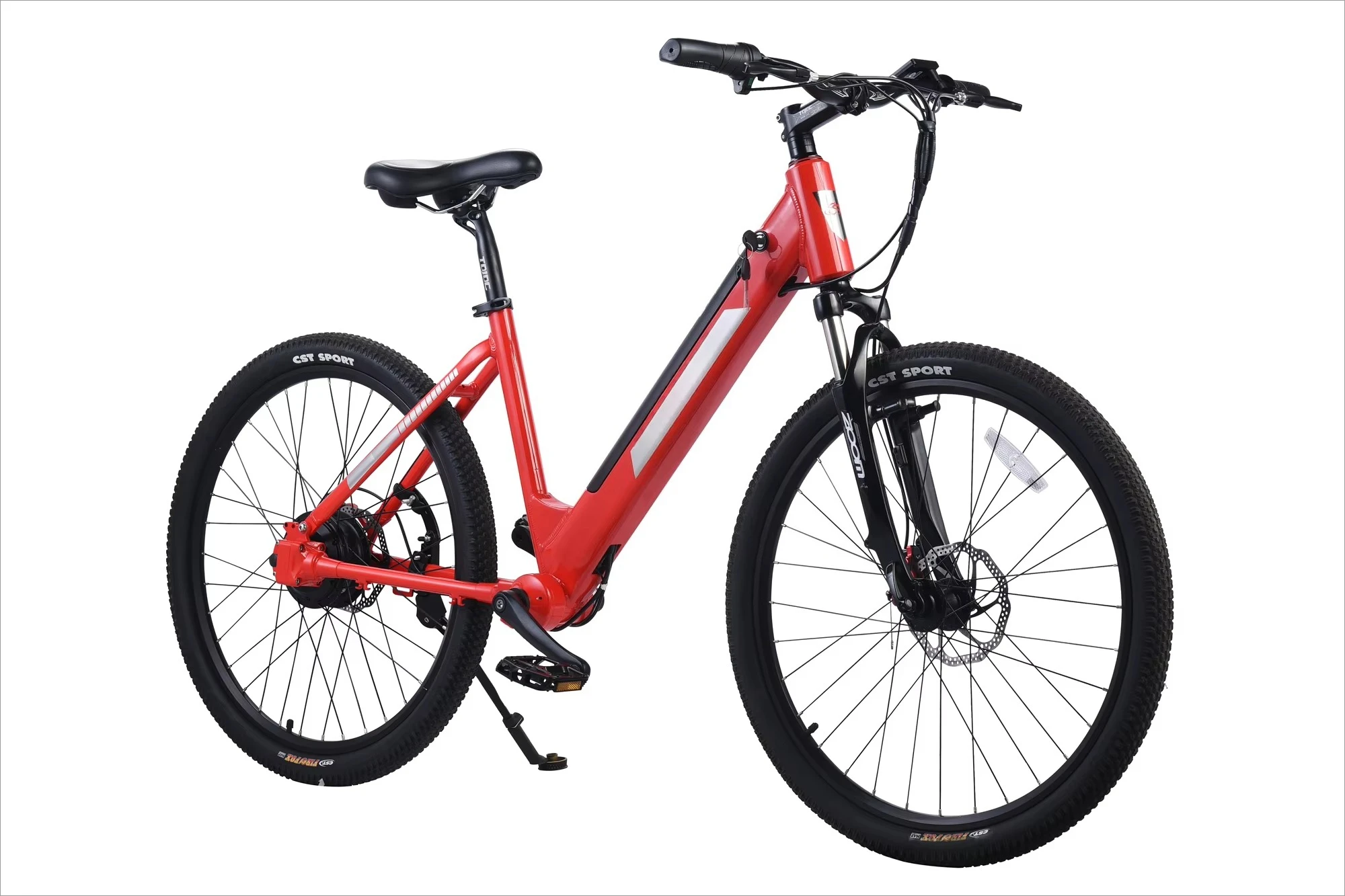 

Chinese 26\" 36V Battery-Powered Adult Electric Bike with Rear Hub Motor Disc Brake Stainless Steel Lithium Battery Power Supply
