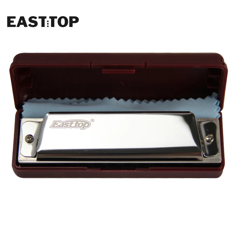 EASTTOP T10 10 Hole Mouth Organ Blues Harp Harmonica Musical Instruments For Beginner Professional Player