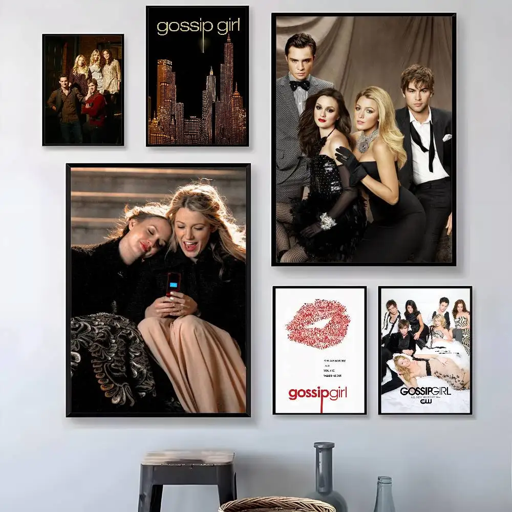 حار التلفزيون G-Gossip G-Girls ملصق HD الفن لزجة الجدار ملصق مقاوم للماء ديكور جمالي لغرفة المعيشة المنزلية. #2