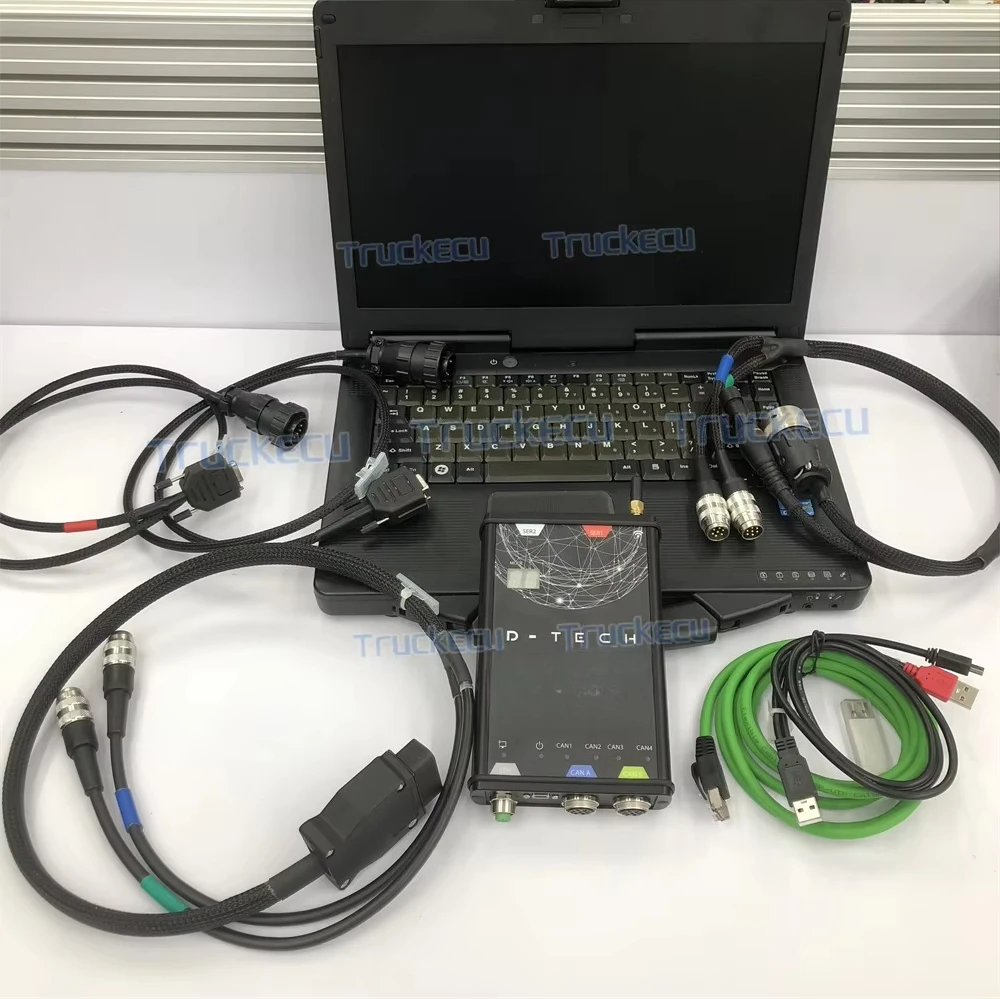 Laptop for Fahr SDF D-Tech Tractor Harvester Engine Truck Diagnostic Tool D-TechAPP for deutz Fahr Dtech Eol Program Tool