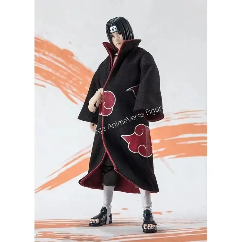 Bandai Original BOX S.H.Figuarts SHF ITACHI UCHIHA NARUTOP99 EDITION Action-Anime-Modellbausatz, fertiges Spielzeug, Geschenk für Kinder