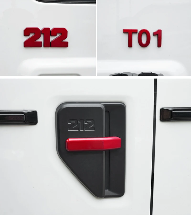 سيارة رسالة شعار ملصق صالح ل BAIC 212 T01 تعديل غطاء السيارة شعار الباب الخلفي لاصقة تزيين ورقة مجلس لاصقة تزيين #5