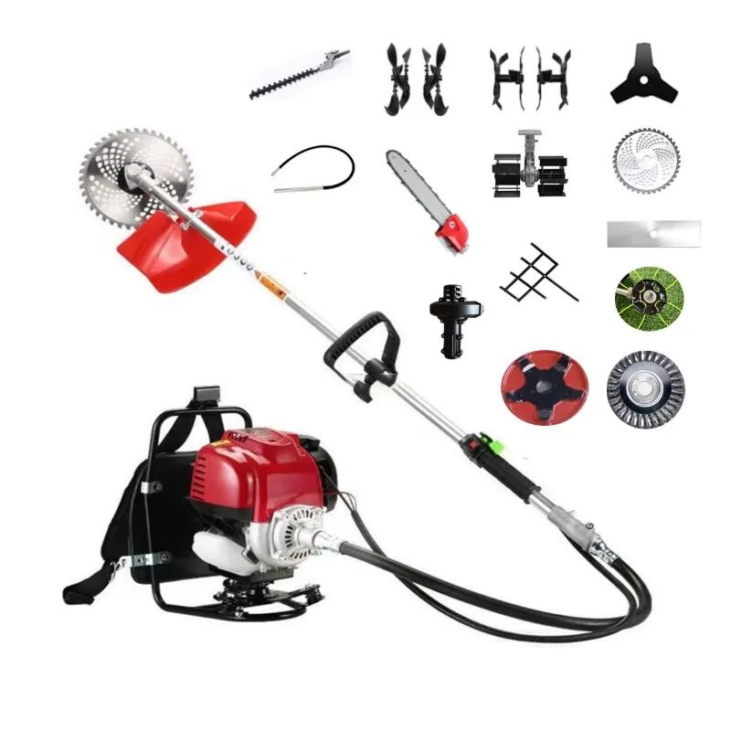 Efficient and easy to operate high-power backpack industrial-grade brush cutter