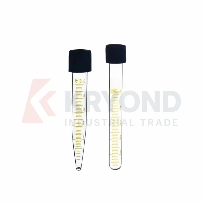 Glass Centrifuge Tube 5ml Glass Test Tubes With Screw Cap And Scale High Temperature Resistant Diameter 12mm 13mm 10 PKV