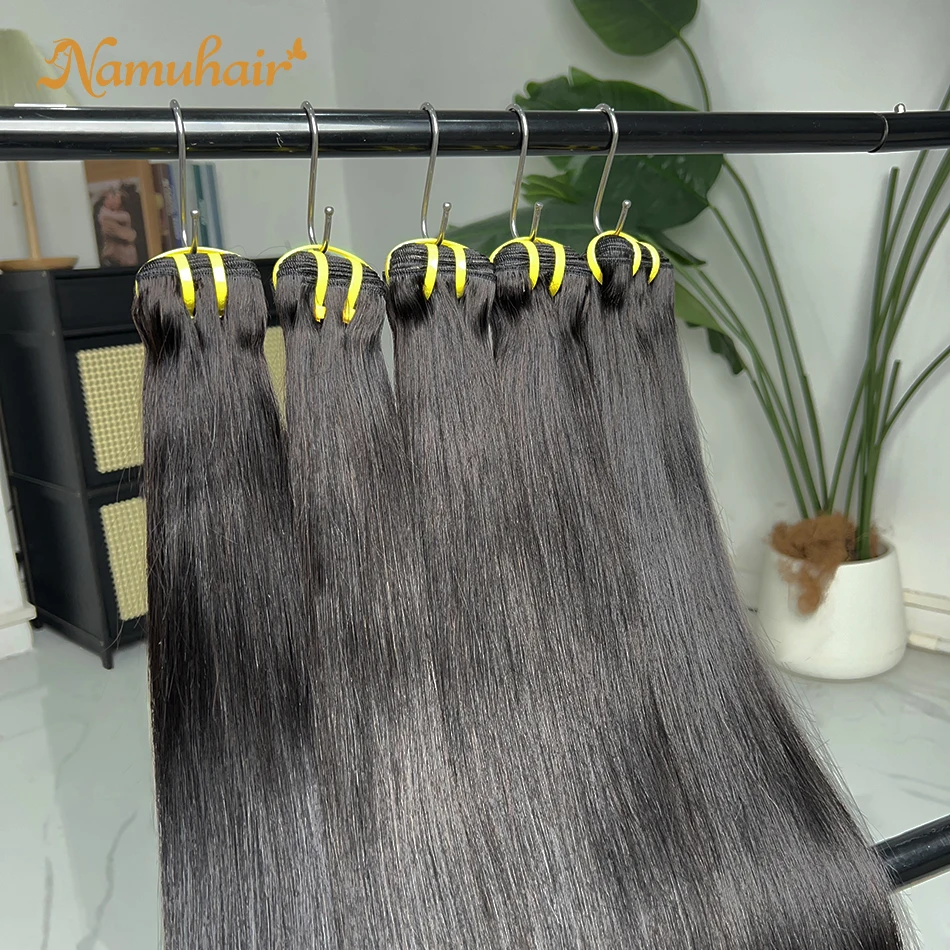 

20 22 24 Inch Straight Human Hair Bundles 100% Vietnamese Raw Virgin Human Hair Unprocessed 1/3/4 Bundles For Women