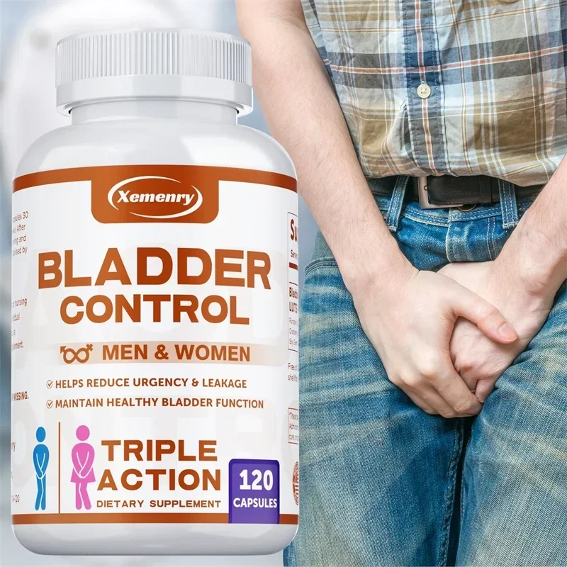 

Bladder Control Supplement - Reduce Urinary Frequency and Urgency, Improve Urination Supplement - 120 Capsules