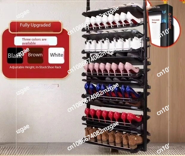 Shoe Rack 360° Rotating Height Adjustable Aluminum Alloy Shoe Cabinet Rack Rotating Shoe Cabinet Hardware Set Customizable