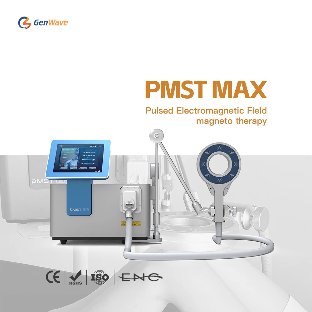 

With 3 Modes PMST MAX PEMF EMTT Physio Magneto Therapy Magnetic Health Bone Joint Body Machine