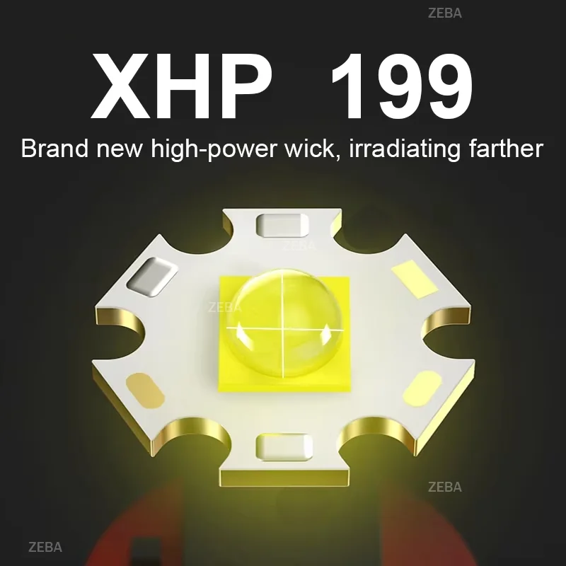 New XHP199 High Power Headlight 99000000LM Outdoor 800W LED Camping Work Hunting Lantern Super Bright Zoom Waterproof Headlamp