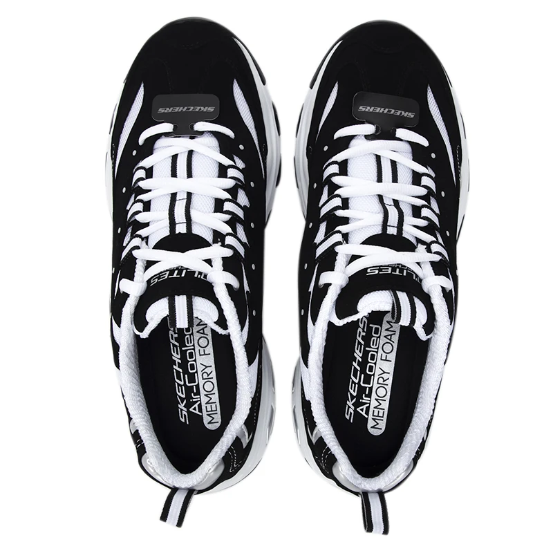 

Skechers Men's Shoes D'Lites 1.0 Fashionable Lace-Up Trendy Comfortable Sneakers Panda Shoes Casual Shoes 894129-Bkw