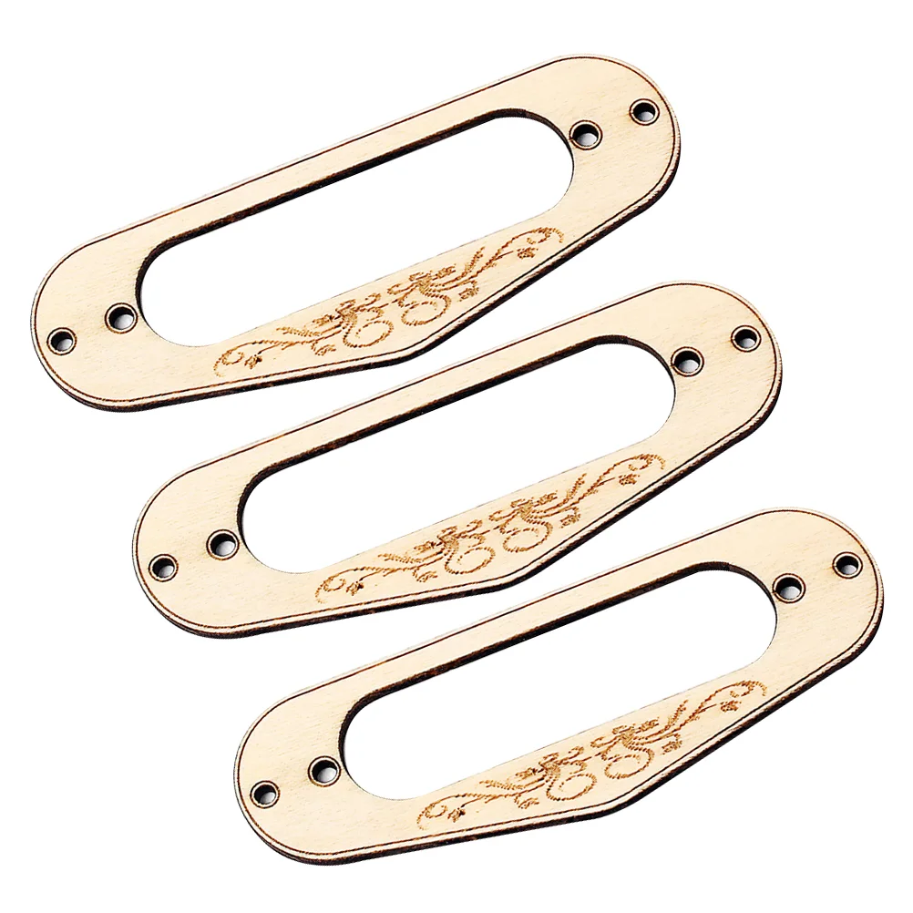 

3 Pcs Universal Guitar Input Jack Stand Hanger Wall Mount Thread Tremolo Arm Pickups Frame Humbucker Ring