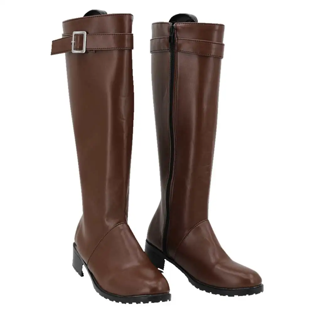 Zapatos de fantasía Ashley para mujer, botas de fantasía, juego de riesgo biológico, accesorios de disfraz, calzado de Carnaval de Halloween