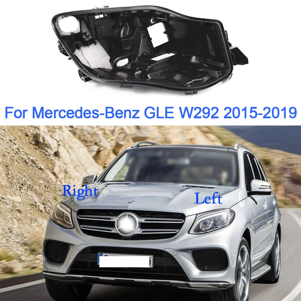 Headlight House For Mercedes-Benz GLE W292 2015-2019 Headlamp Base Rear Casing Replace Bottom Housing Headlight Accessories