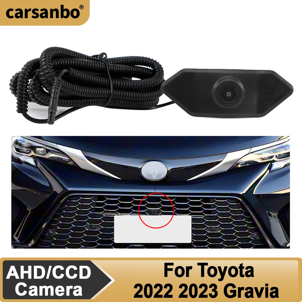 

Carsanbo Car Front View Camera For Toyota 2022 2023 Gravia Car Night Vision Fisheye Vehicle OEM Front View Camera